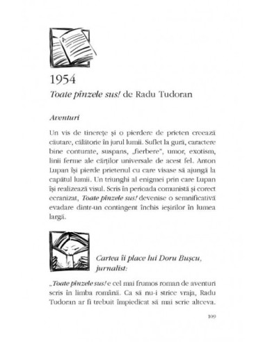 101 cărți românești de citit într-o... 101 cărți românești de citit într-o...