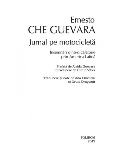 Jurnal pe motocicletă (ediţie de... Jurnal pe motocicletă (ediţie de...
