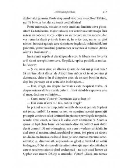 Dimineaţă pierdută