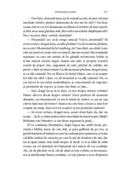 Dimineaţă pierdută