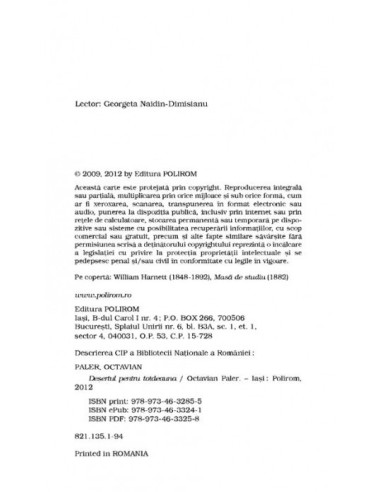 Deșertul pentru totdeauna 