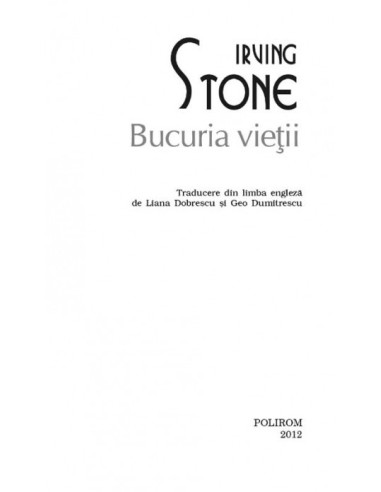 Bucuria vieţii Bucuria vieţii