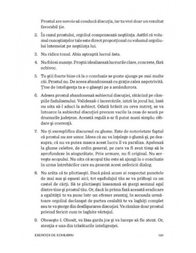 Exerciții de echilibru