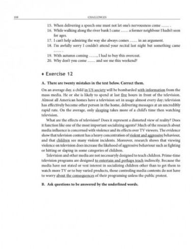 Challenges. Limba engleză. Exerciții...