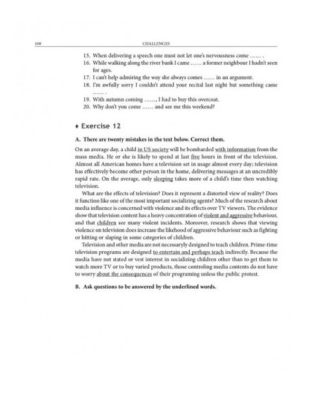 Challenges. Limba engleză. Exerciții de vocabular