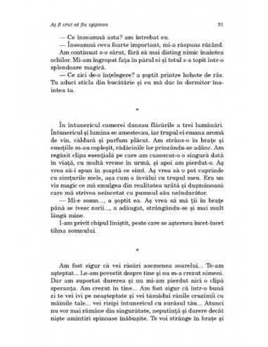 Aș fi vrut să fiu egiptean