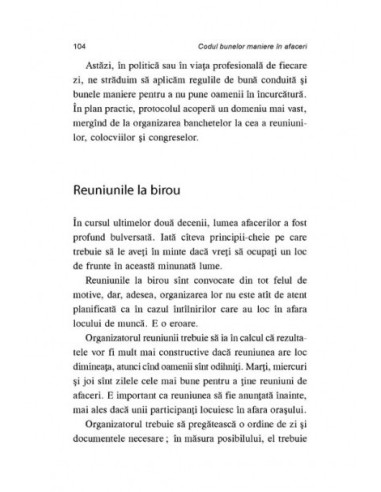 Codul bunelor maniere în afaceri