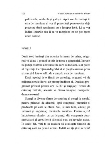 Codul bunelor maniere în afaceri