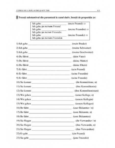 Limba germană. Exerciții de gramatică și vocabular (ediția a VII-a revăzută)