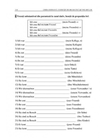 Limba germană. Exerciții de gramatică și vocabular (ediția a VII-a revăzută)
