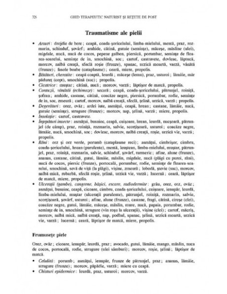 Ghid terapeutic naturist şi reţete de post