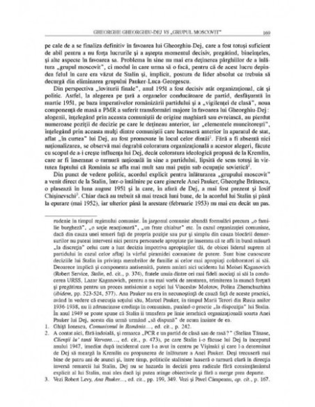 Spectrele lui Dej. Incursiuni în biografia și regimul unui dictator