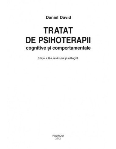 Tratat de psihoterapii cognitive şi... Tratat de psihoterapii cognitive şi...