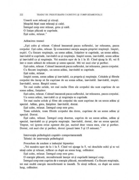 Tratat de psihoterapii cognitive şi comportamentale