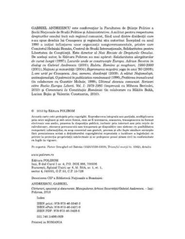 Cărturari, opozanţi si documente....