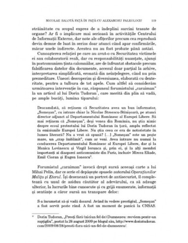 Cărturari, opozanţi si documente....