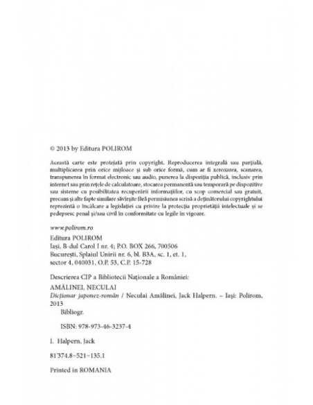 Dicţionar japonez-român