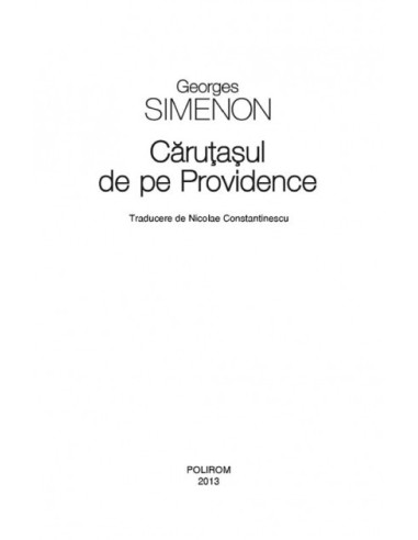 Căruțașul de pe Providence