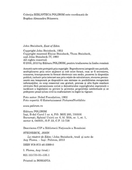 La răsărit de Eden