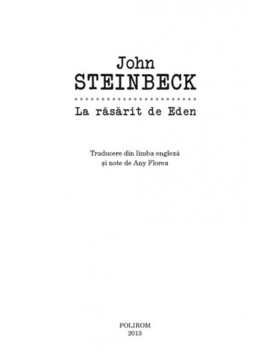 La răsărit de Eden