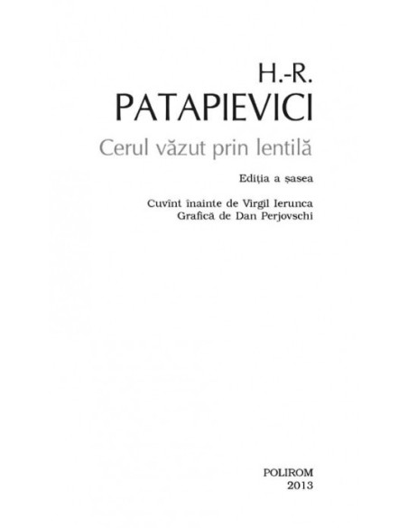 Cerul văzut prin lentilă
