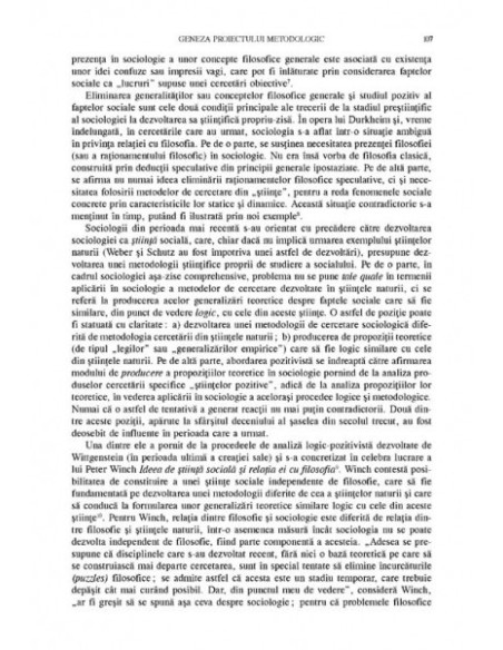 Introducere în metodologia cercetării sociologice