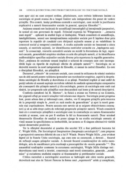 Introducere în metodologia cercetării sociologice