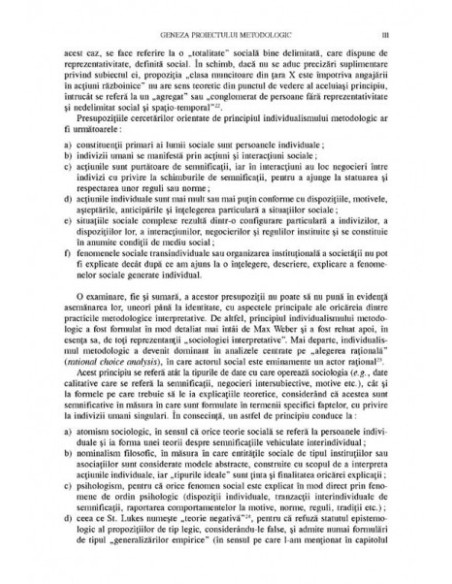 Introducere în metodologia cercetării sociologice