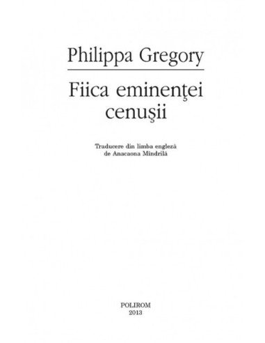 Fiica eminenţei cenuşii