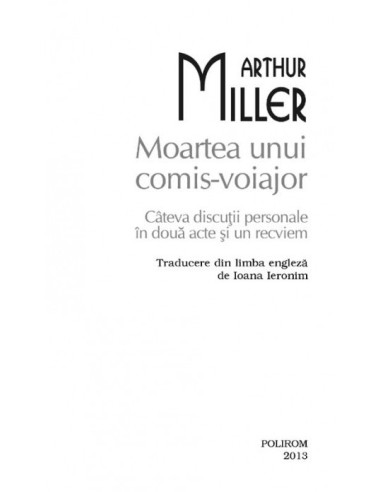 Moartea unui comis-voiajor  Moartea unui comis-voiajor