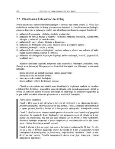 Sinteze de psihopedagogie specială Sinteze de psihopedagogie specială
