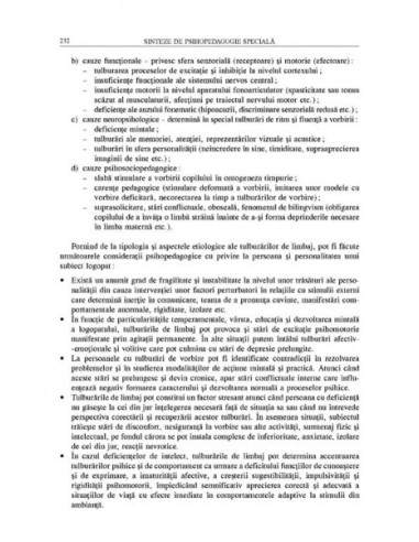Sinteze de psihopedagogie specială Sinteze de psihopedagogie specială