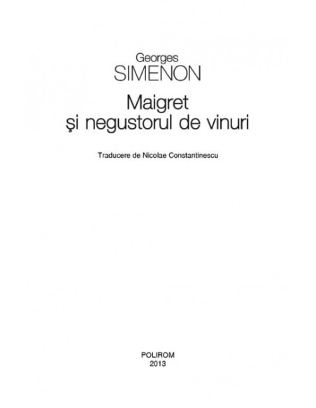 Maigret și negustorul de vinuri
