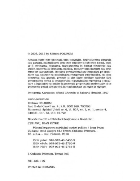 Păcatul împotriva spiritului