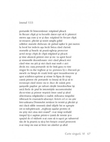 Partea din toate (Carte singură, VI)