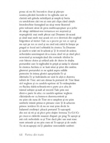 Partea din toate (Carte singură, VI)