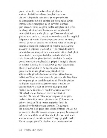 Partea din toate (Carte singură, VI)