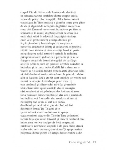 Partea din toate (Carte singură, VI)