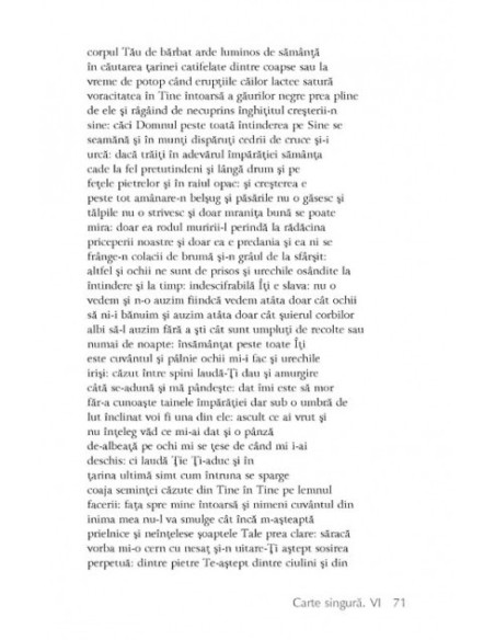 Partea din toate (Carte singură, VI)