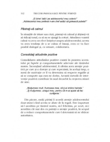 Trucuri psihologice pentru părinţi Trucuri psihologice pentru părinţi