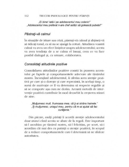 Trucuri psihologice pentru părinţi