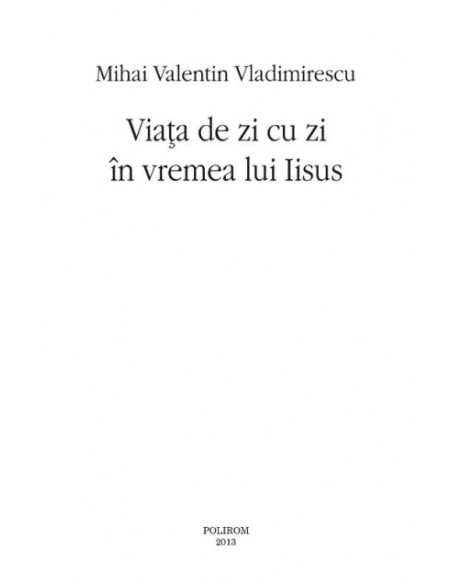 Viața de zi cu zi în vremea lui Iisus