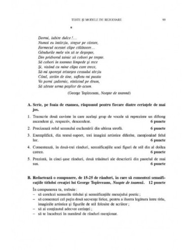 Limba și literatura română. 25 de...