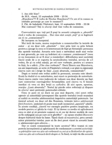 Scutecele națiunii și hainele...