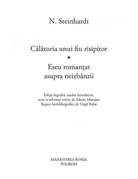 Călătoria unui fiu risipitor.