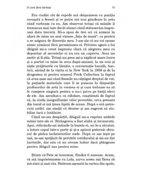 O vară fără bărbaţi