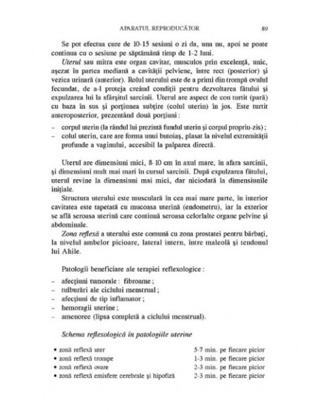 Terapia reflexologică aplicată în patologia femeii în toate etapele vieții