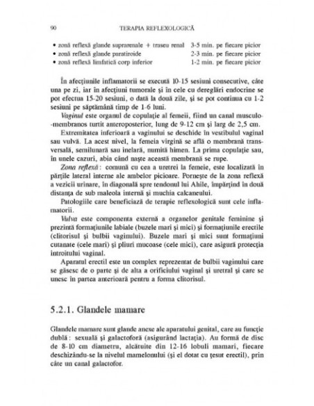 Terapia reflexologică aplicată în patologia femeii în toate etapele vieții
