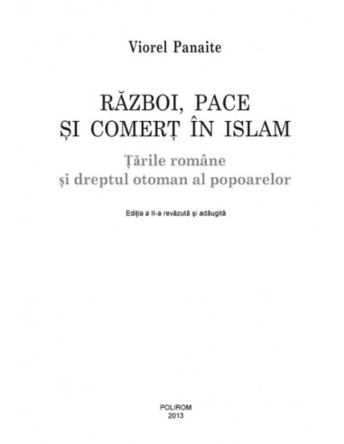 Război, pace şi comerţ în Islam....