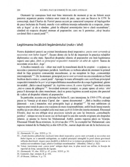 Război, pace şi comerţ în Islam. Ţările române şi dreptul otoman al popoarelor